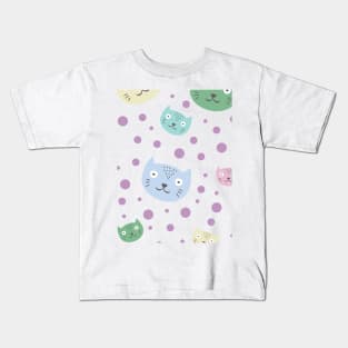 Cat seamless Kids T-Shirt